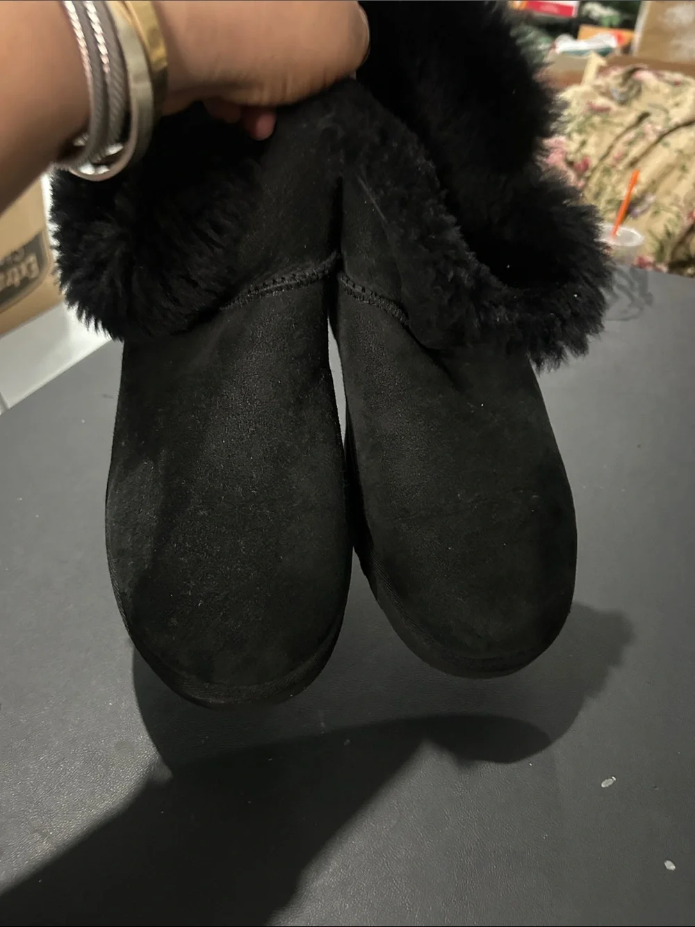UGG plush shearling